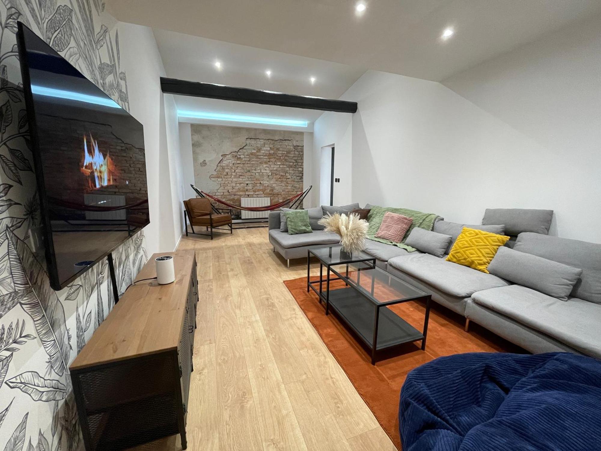 Les 3 Suites - 6 Personnes - 3 Chambres Avec Sdb Privatives ล็องส์ ภายนอก รูปภาพ