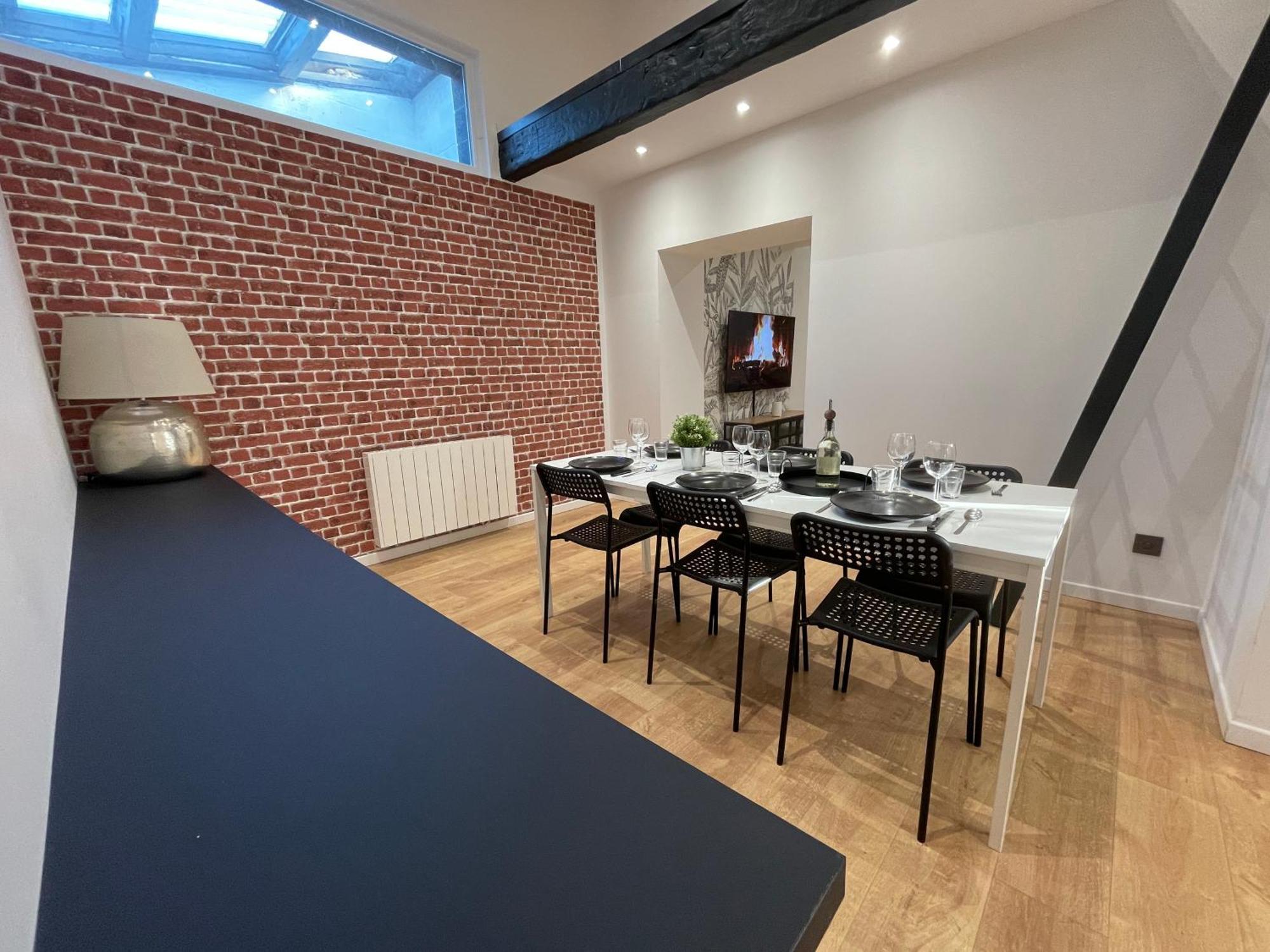 Les 3 Suites - 6 Personnes - 3 Chambres Avec Sdb Privatives ล็องส์ ภายนอก รูปภาพ